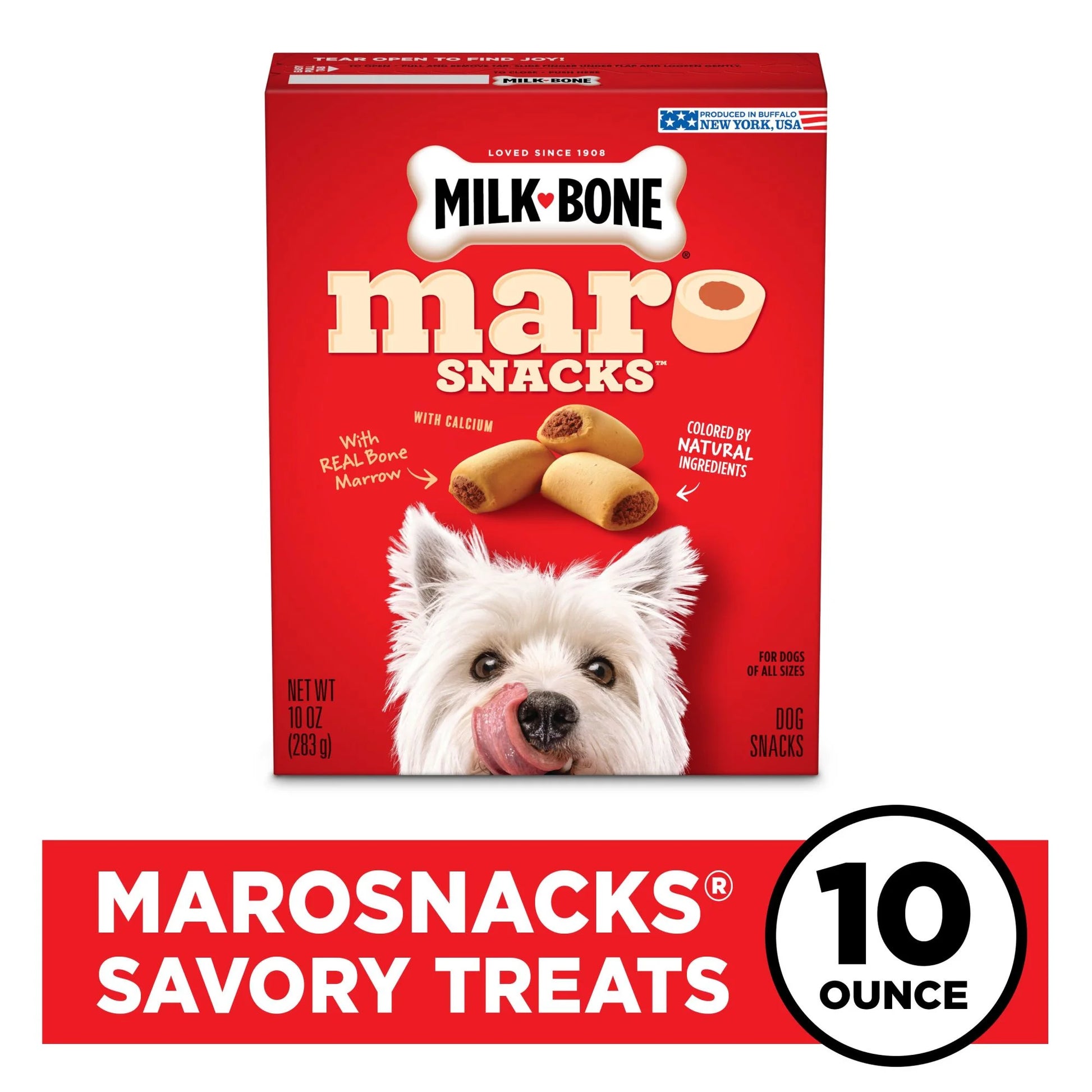 Marosnacks Small Dog Treats with Bone Marrow, 10 Ounces