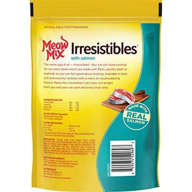 Meow Mix Irresistibles Cat Treats - Soft Salmon - 3 Oz