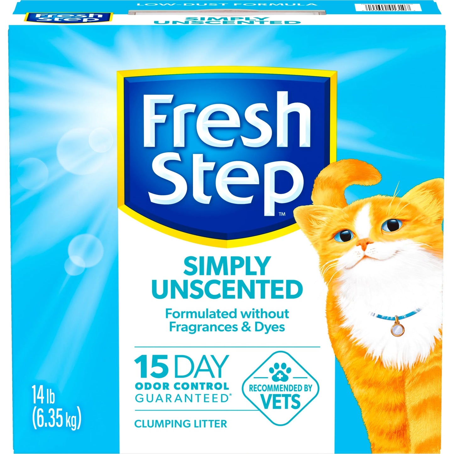 Simply Unscented Clumping Cat Litter, 14 Lbs