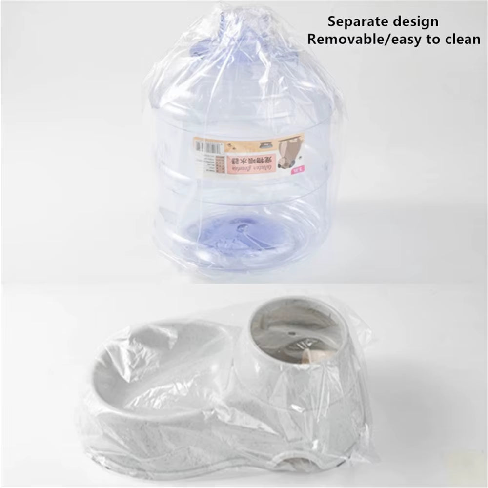 3.8L Pet Cat Automatic Feeders Large Capacity Cat Water Fountain Plastic Dog Water Bottle Feeding Bowls Water Dispenser for Cats