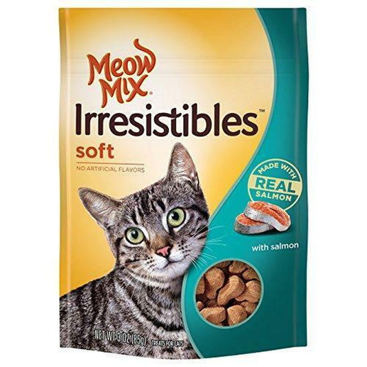 Meow Mix Irresistibles Cat Treats - Soft Salmon - 3 Oz