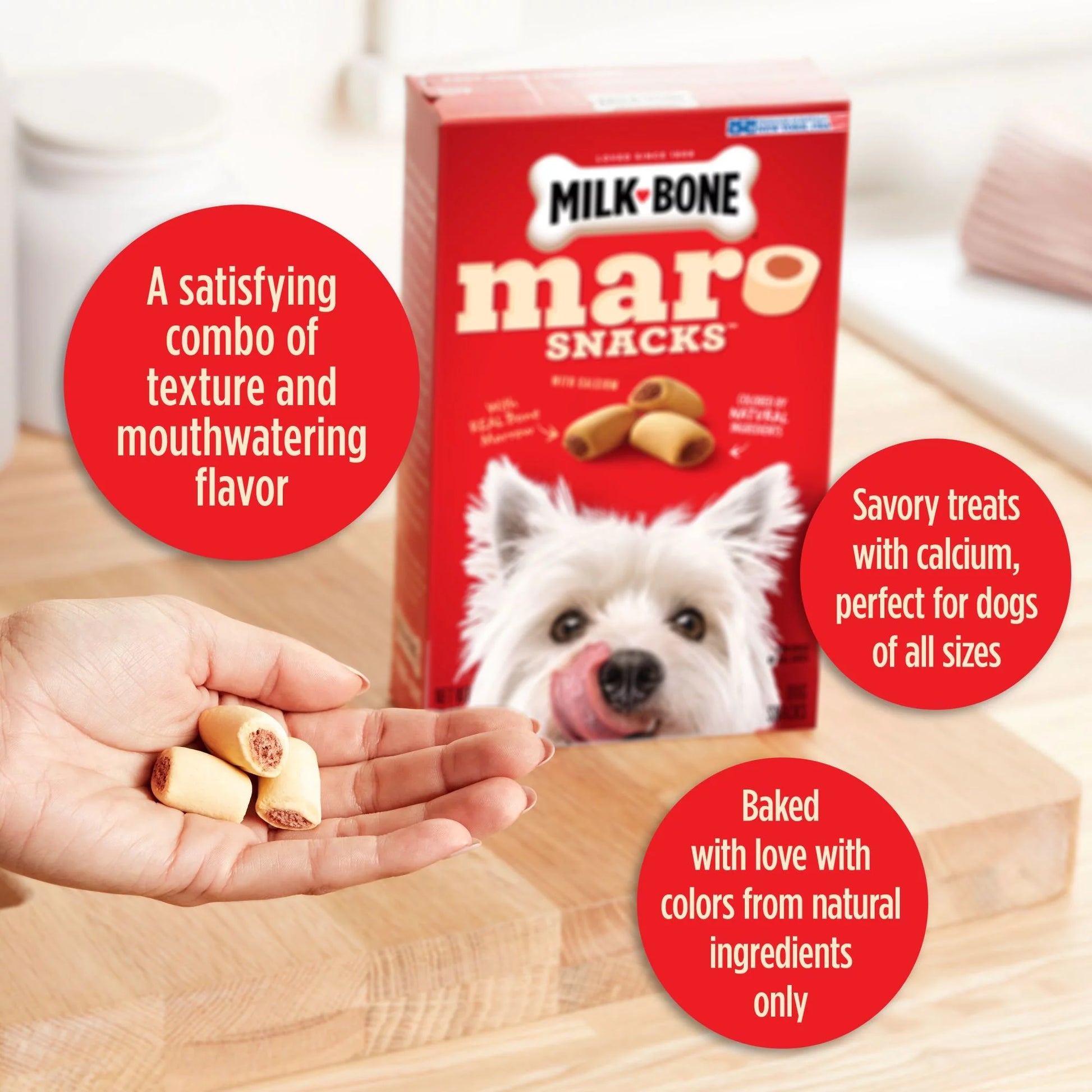 Marosnacks Small Dog Treats with Bone Marrow, 10 Ounces