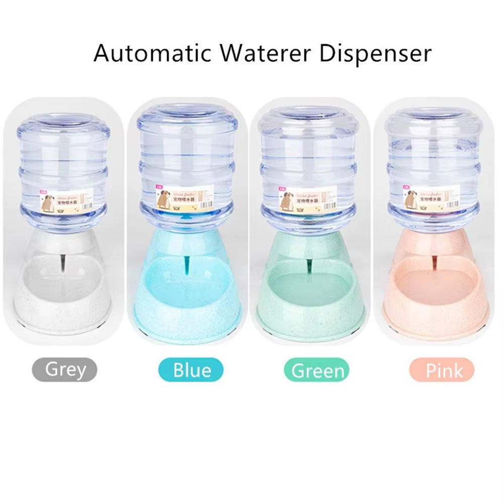 3.8L Pet Cat Automatic Feeders Large Capacity Cat Water Fountain Plastic Dog Water Bottle Feeding Bowls Water Dispenser for Cats