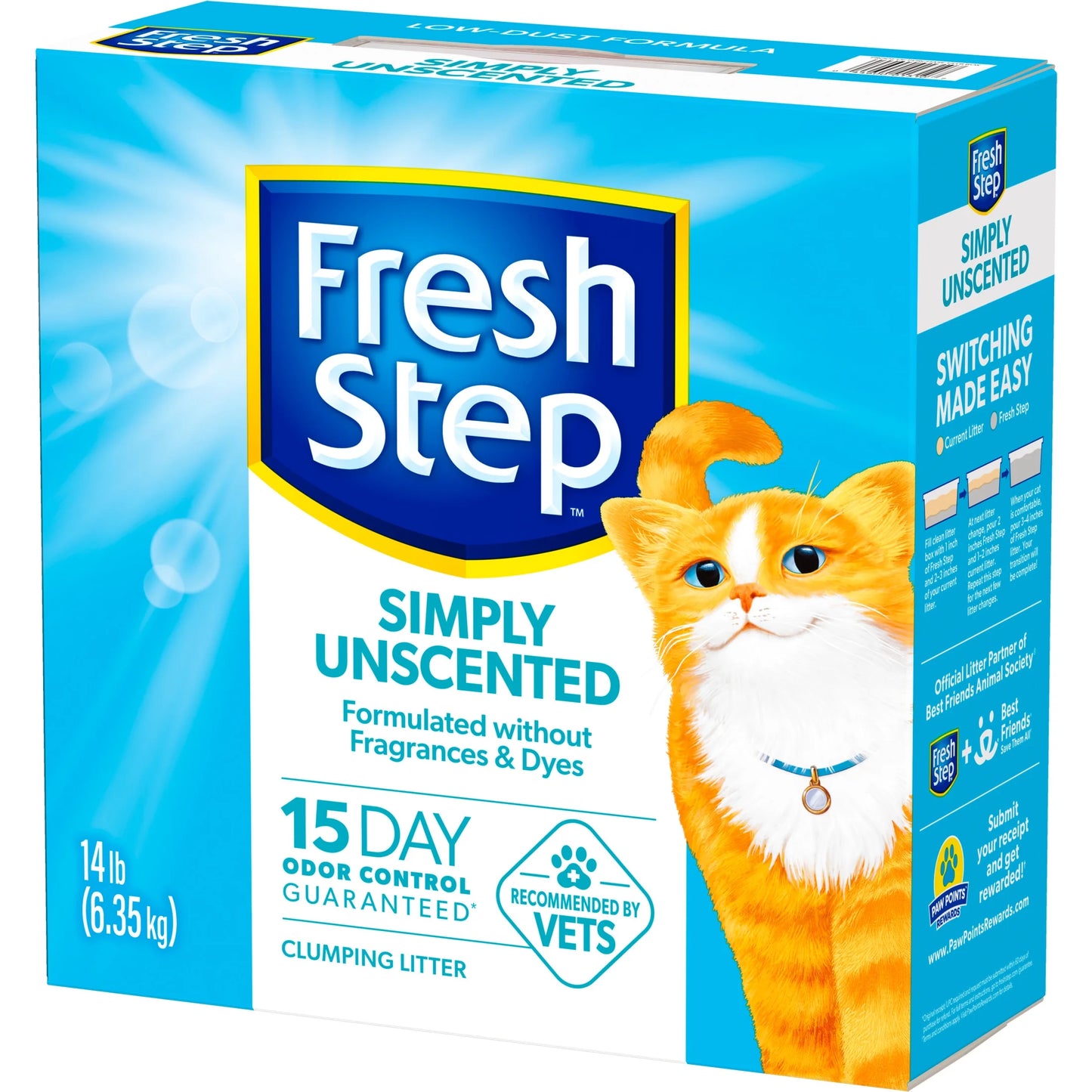 Simply Unscented Clumping Cat Litter, 14 Lbs